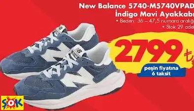 NEW BALANCE 5740-M5740VPAD İNDİGO MAVİ AYAKKABI